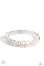 Load image into Gallery viewer, Scrunched Surety - White Bracelet
