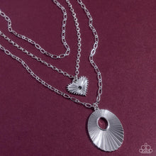 Load image into Gallery viewer, Sunburst Stage - Silver Necklace
