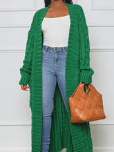 Load image into Gallery viewer, Women Cardigan open front sweater Green Size M
