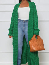 Load image into Gallery viewer, Women Cardigan open front sweater Green Size M
