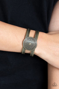 *Paparazzi* Texture ~ Trade - Brass Bracelet