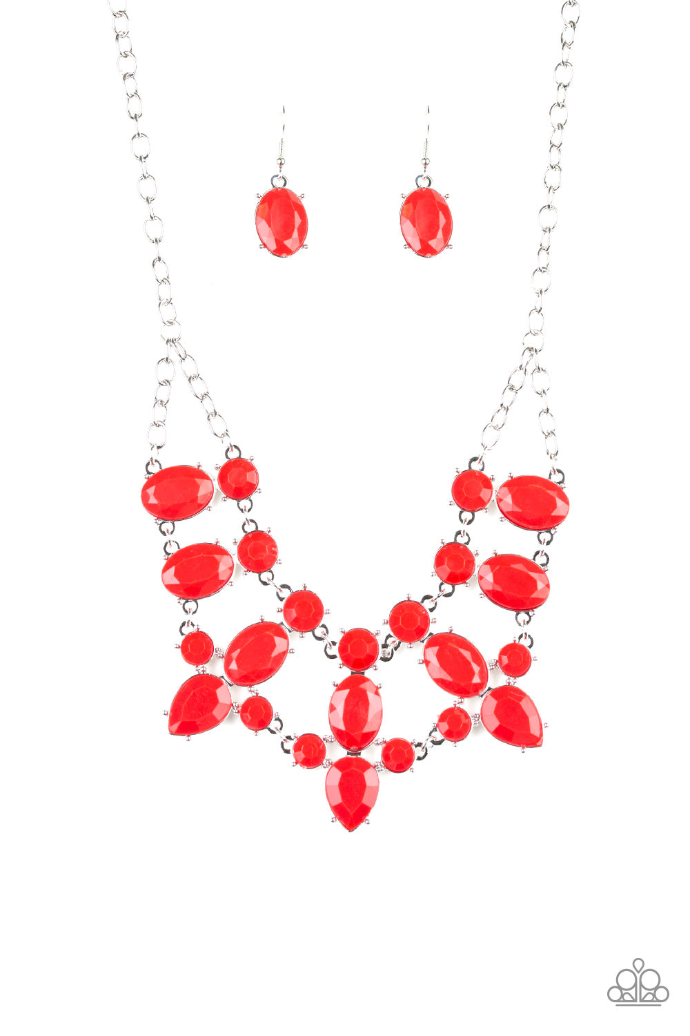 *Paparazzi* Goddess ~ Glow - Necklace Set available in red and Black