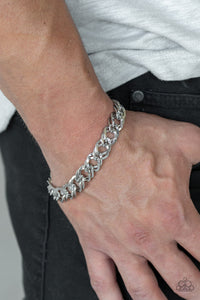 Mens Urban On The Ropes - Silver Bracelet