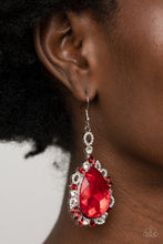 Load image into Gallery viewer, Royal Recognition - Red Earring
