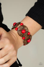 Load image into Gallery viewer, 2281Island Adventure - Red Bracelet
