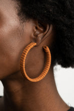 Load image into Gallery viewer, Suede Parade - Brown Earrings
