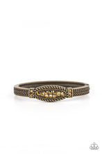 Load image into Gallery viewer, Locked in Luster - Brass Bracelet
