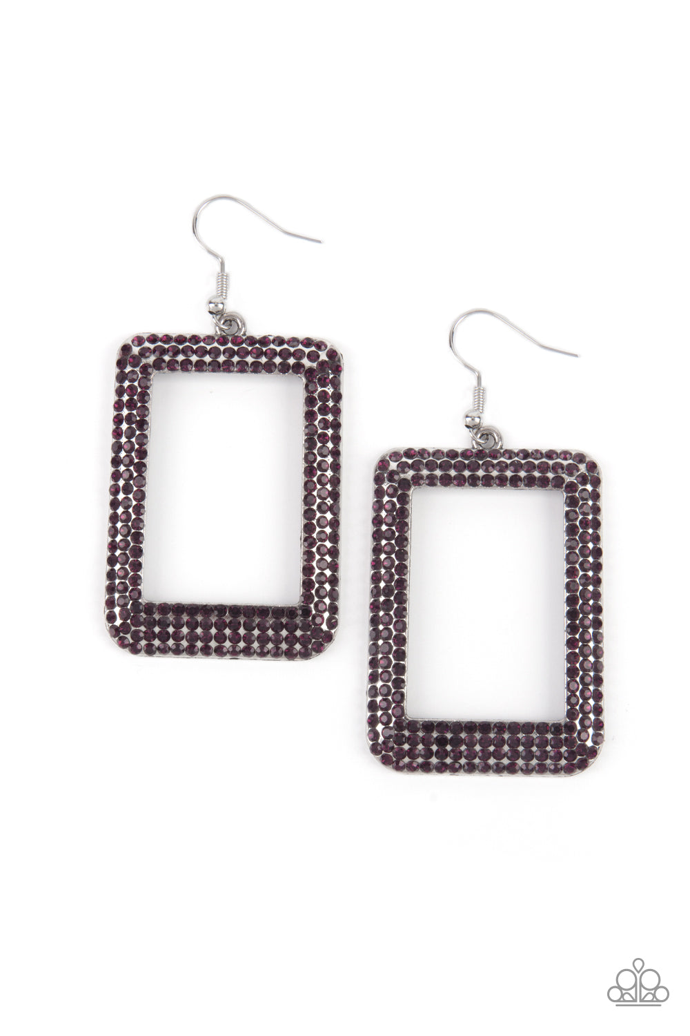 World FRAME-ous - Purple Earring