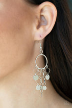 Load image into Gallery viewer, Cyber Chime - Silver Earring
