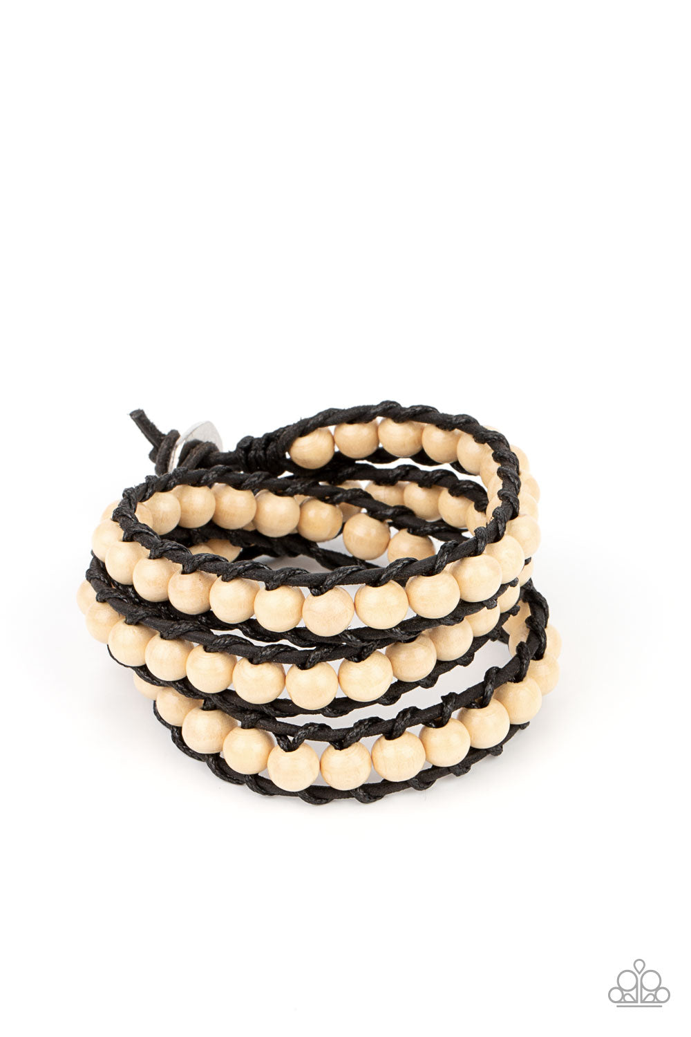 Pine Paradise - White Bead Urban Bracelet