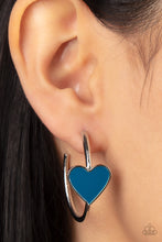 Load image into Gallery viewer, Kiss Up - Blue Earring
