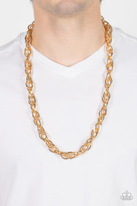 Custom Couture - Gold Men Urban Necklace