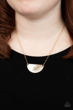 Load image into Gallery viewer, Cool, PALM, and Collected - Gold Necklace Leaf
