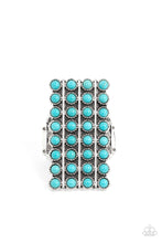 Load image into Gallery viewer, Pack Your SADDLEBAGS - Blue Turquoise Ring Stretch fit Size 7-10
