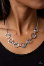 Load image into Gallery viewer, Blissfully bubbly blue necklace
