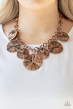 Load image into Gallery viewer, Paparazzi Barely Scratched The Surface Copper Necklace Set
