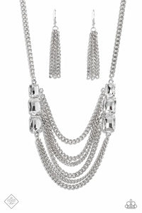 Come CHAIN or Shine Necklace - White Neo