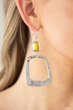 Load image into Gallery viewer, Material Girl Mod - Yellow Earrings
