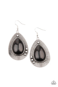 Western Fantasy - Black Earrings