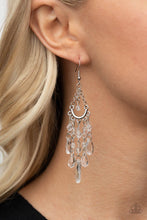 Load image into Gallery viewer, Paid Vacation White Tear Drop Earrings
