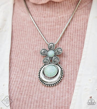 Load image into Gallery viewer, Bohemian Blossom - Blue Necklace
