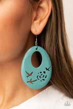 Load image into Gallery viewer, HOME TWEET HOME - Blue Earrings
