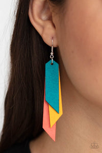 Suede Shade - Mult Earrings