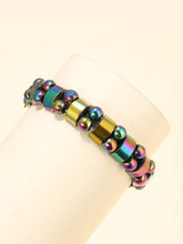 Load image into Gallery viewer, Rainbow Magnetic Stretch Bracelet
