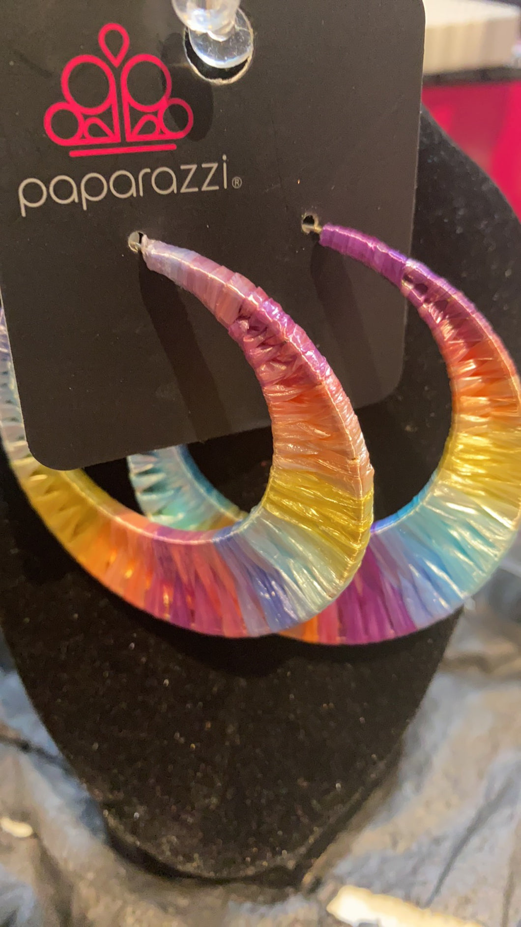 Ombré Hoop Earrings