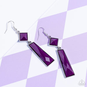 Hollywood Harmony - Purple Earrings