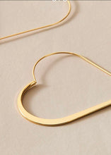 Load image into Gallery viewer, Heart Hoop Earrings
