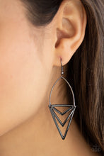 Load image into Gallery viewer, Proceed With Caution Earrings - Black
