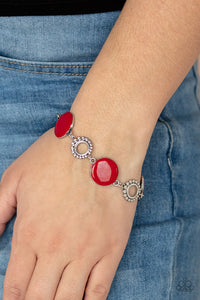 1561Garden Regalia - Red Bracelet