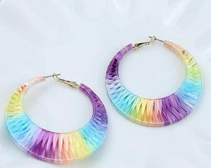 Ombré Hoop Earrings