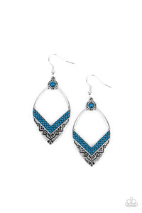 Indigenous Intention blue earring