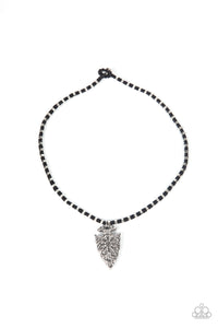 Get Your ARROWHEAD in the Game - Black Necklace