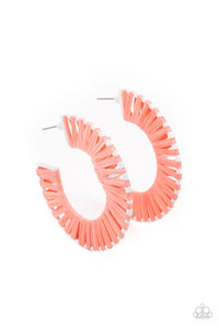 Everybody Conga! Earrings - Orange