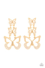 Load image into Gallery viewer, Flamboyant Flutter - Multi Butterfly Earrings
