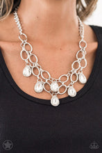 Load image into Gallery viewer, Paparazzi ~ Show-Stopping Shimmer - White Necklace Set
